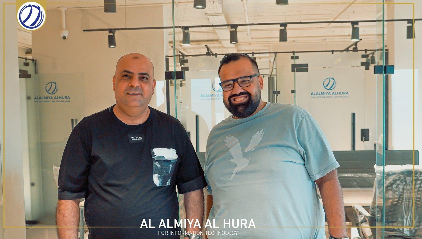 رئيس مجلس الإدارة في المقر الجديد