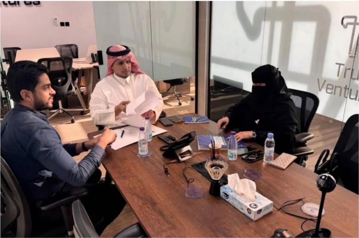 اجتماع عمل في مقر True Ventures بالرياض